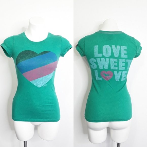 Pink Campus Distressed Graphic Short Sleeve Tee EUC sz XS - Picture 1 of 5